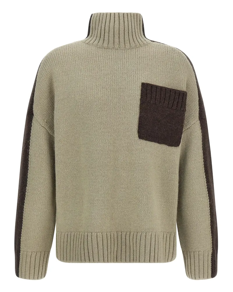 J.W.Anderson Two Tone Patch Pocket' Pullover Multicolor