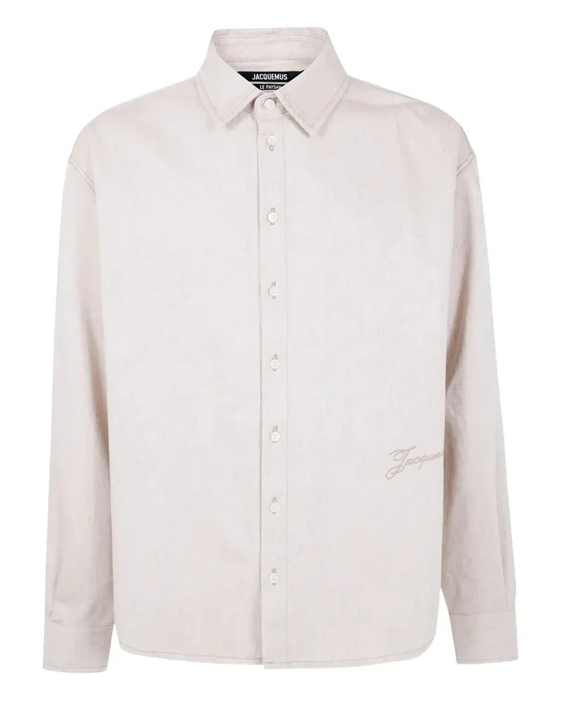 Jacquemus bestickter Hemd Light