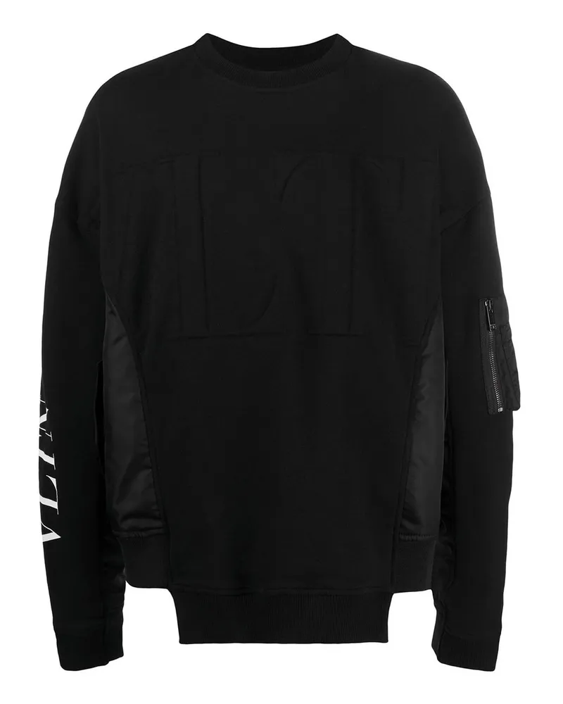 Valentino Garavani Valentino Vltn geprägtes Sweatshirt Schwarz