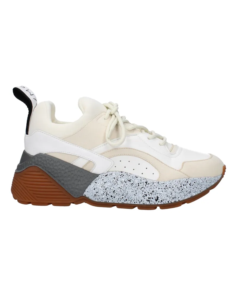 Stella McCartney Stella Mc Cartney Damens Sneakers Beige/Snow Eco-Leder -