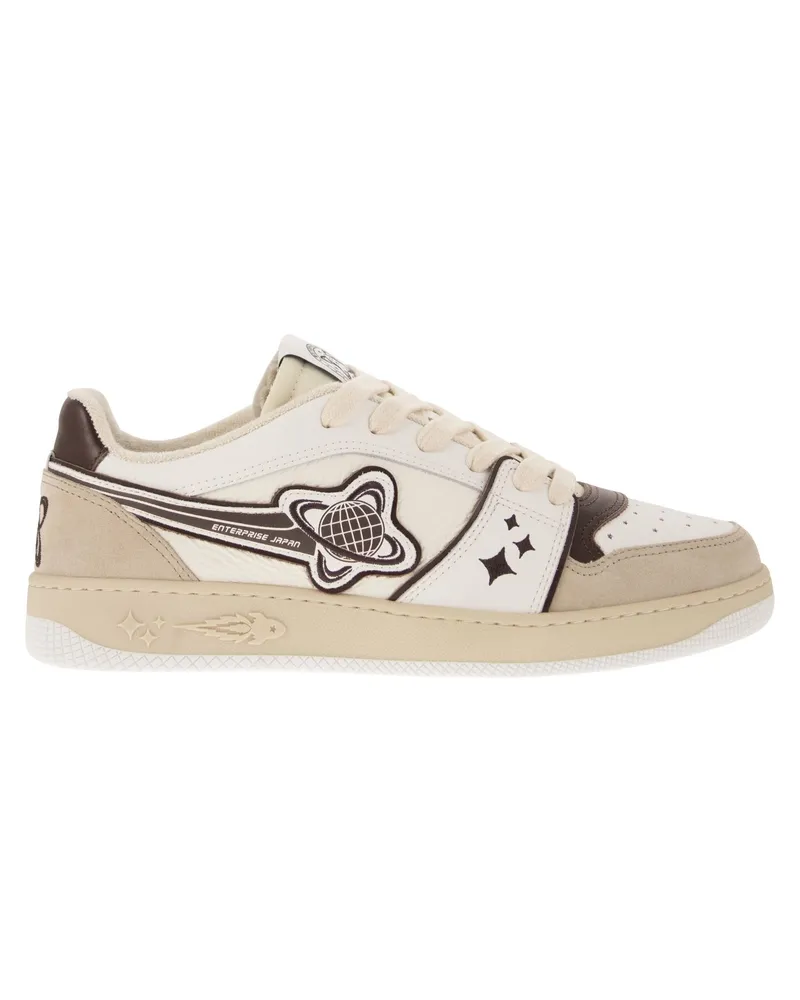ENTERPRISE JAPAN EJ Planet Sneakers Weiss-braun
