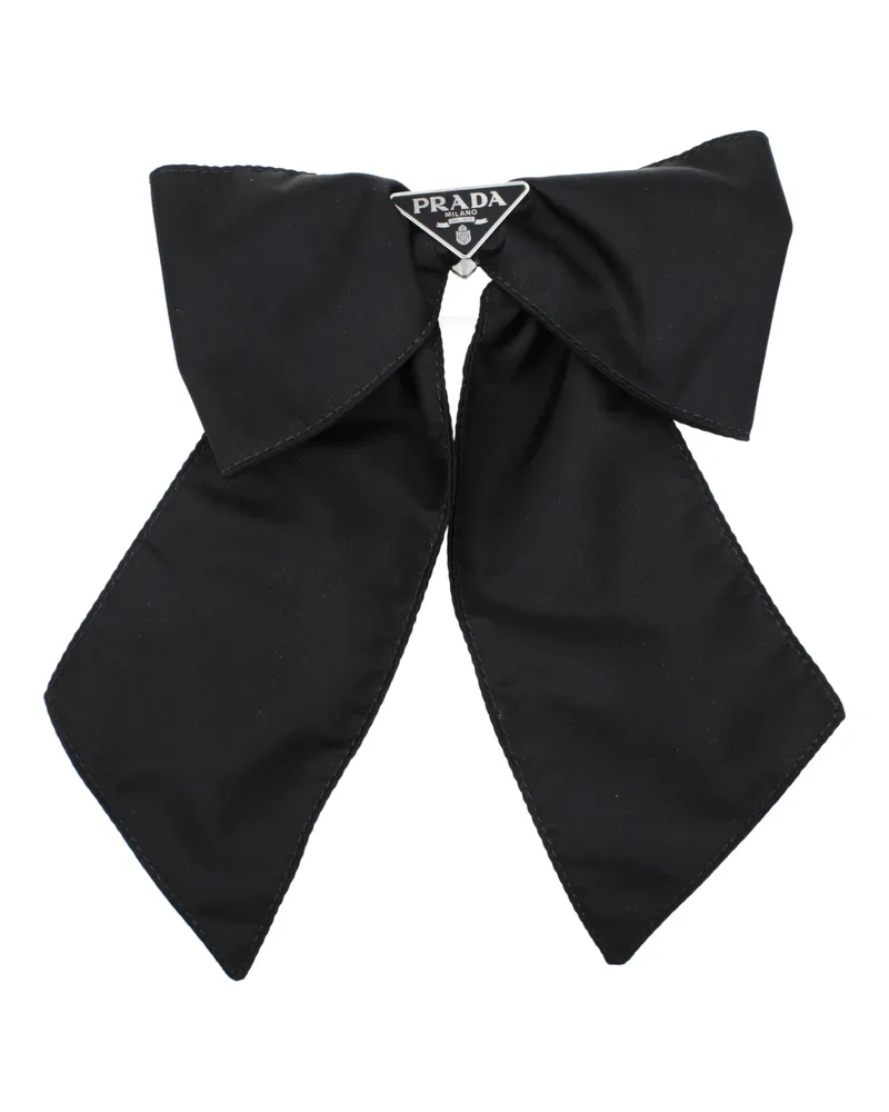 Prada Damens Haarschmuck aus recyceltem Nylon in Schwarz -