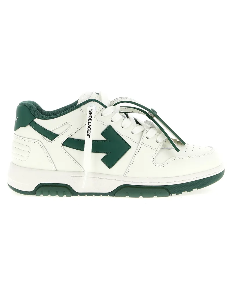 OFF-WHITE Aus weißem 'Out Out Off Office' Sneakers Green