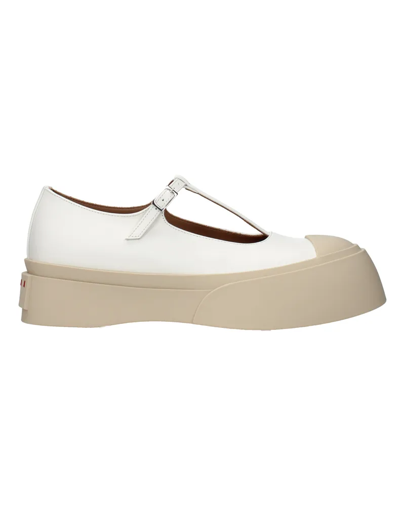 Marni Slip On Damen Weißes Leder -