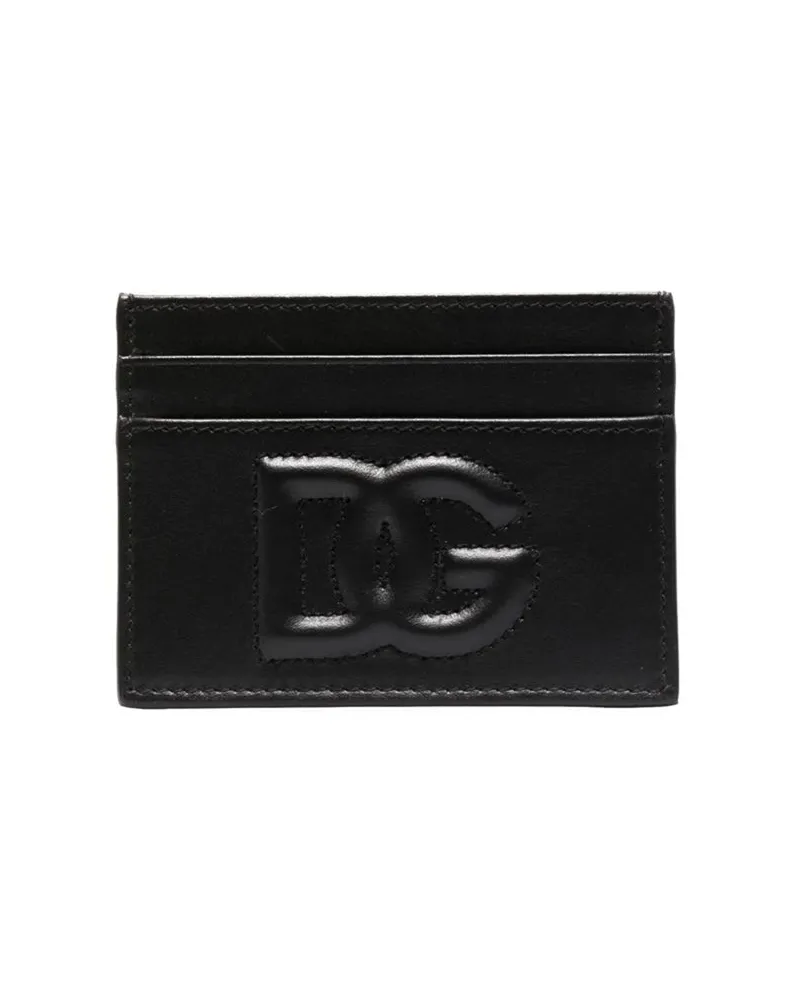 Dolce & Gabbana Kartenhalter mit geprägter Logo Pink