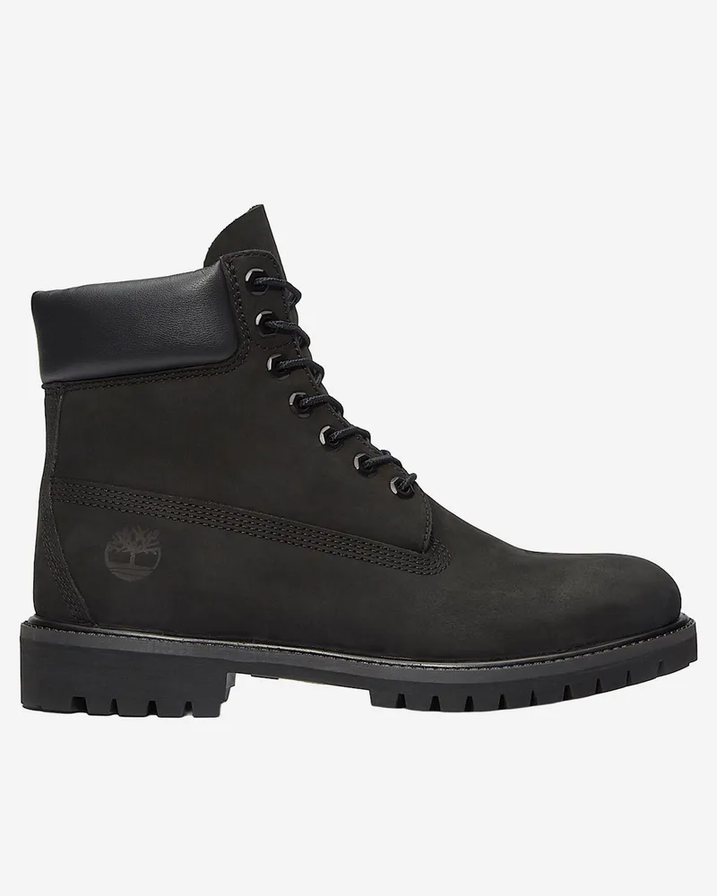 Timberland Premium 6 Zoll Lederstiefel mit Logo Black
