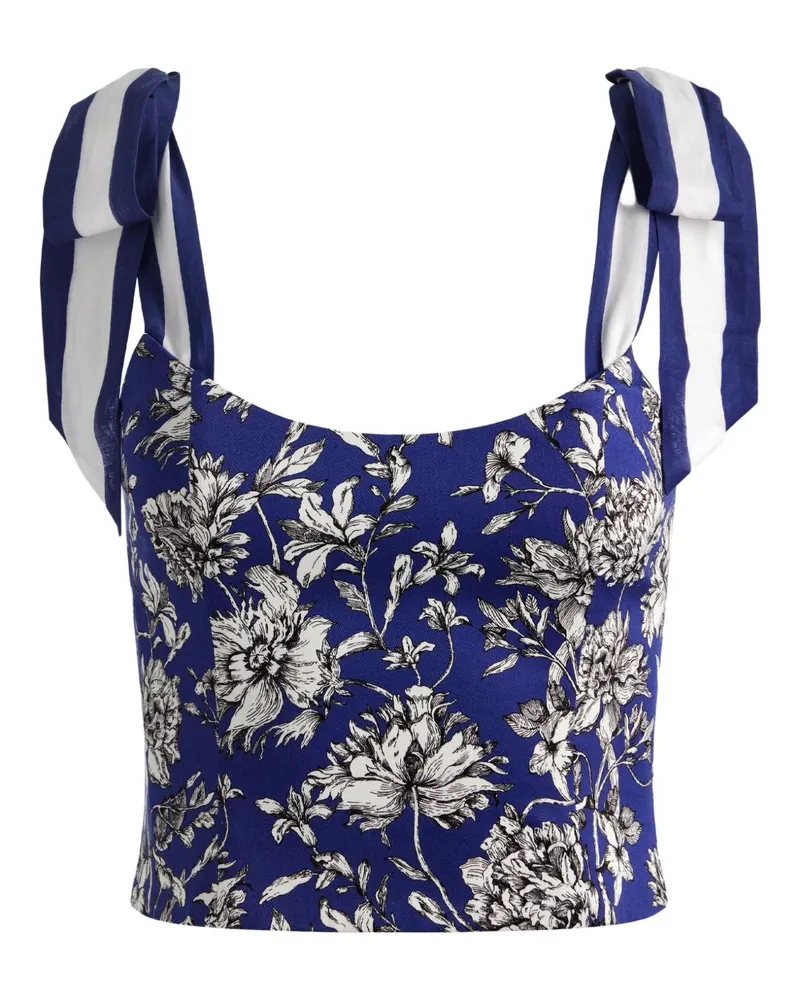 Alice + Olivia Blanca Top Blue