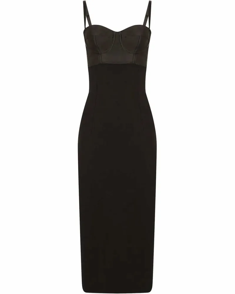 Dolce & Gabbana Midikleid mit Cut-Out-Detail N0000