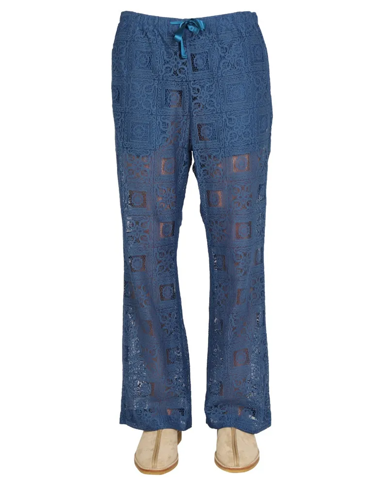 NEEDLES Nadeln stricken Hosen Blue