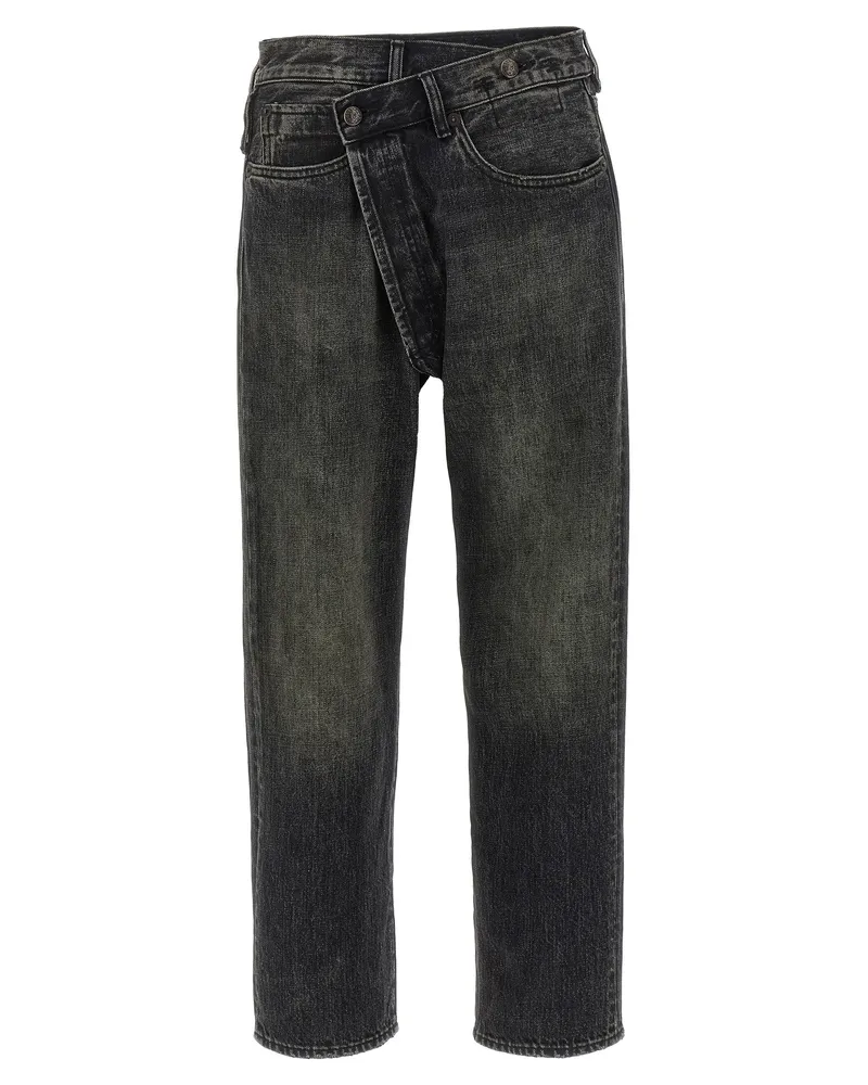 R13 Crossover' Jeans Black