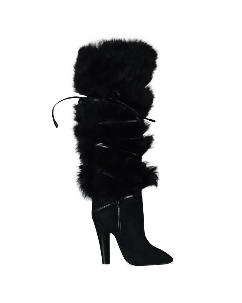 Saint Laurent Jokull Stiefel Black