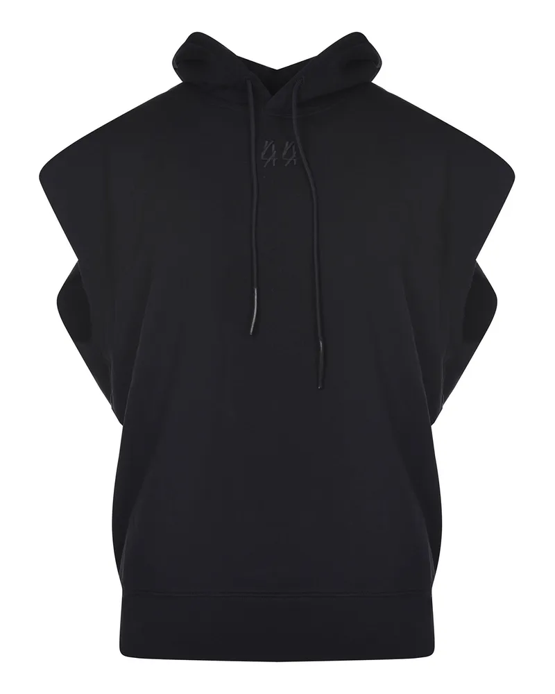 44 LABEL GROUP 44 Labelgruppe Sweatshirt aus Baumwolle Black