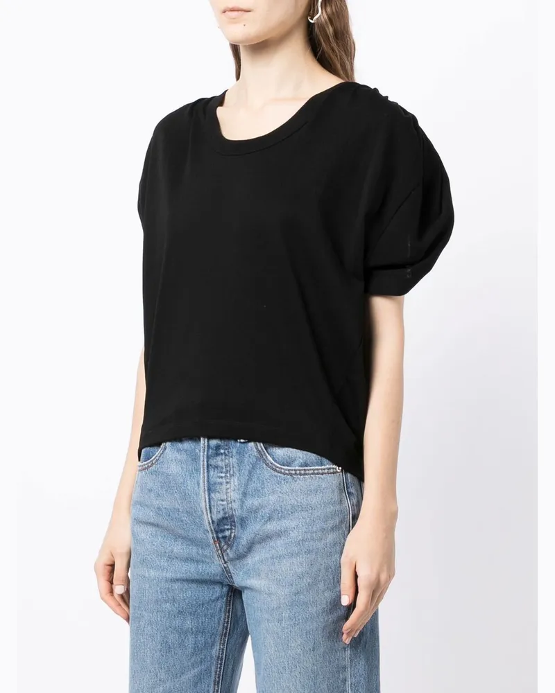 Alexander Wang drapierte schulterhaarlose Top drapierte 