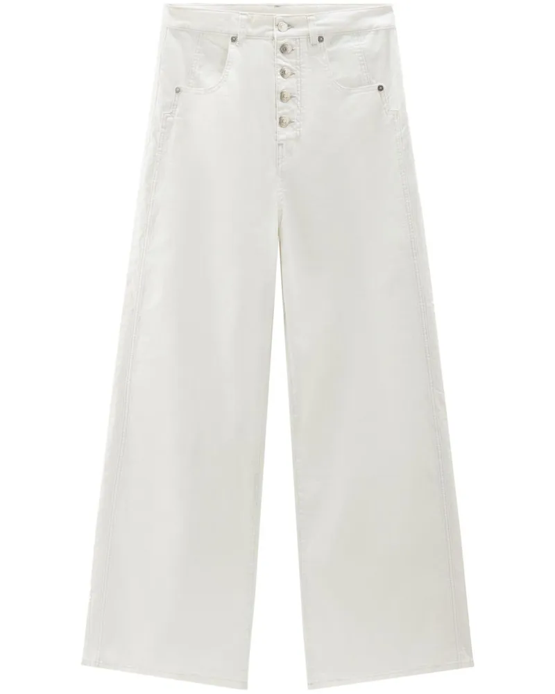 Woolrich Weitbein Jeans White