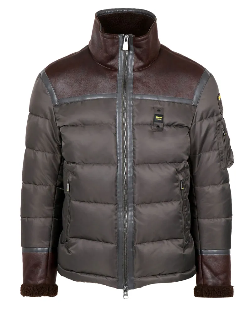 Blauer Mäntel Antracite+moro