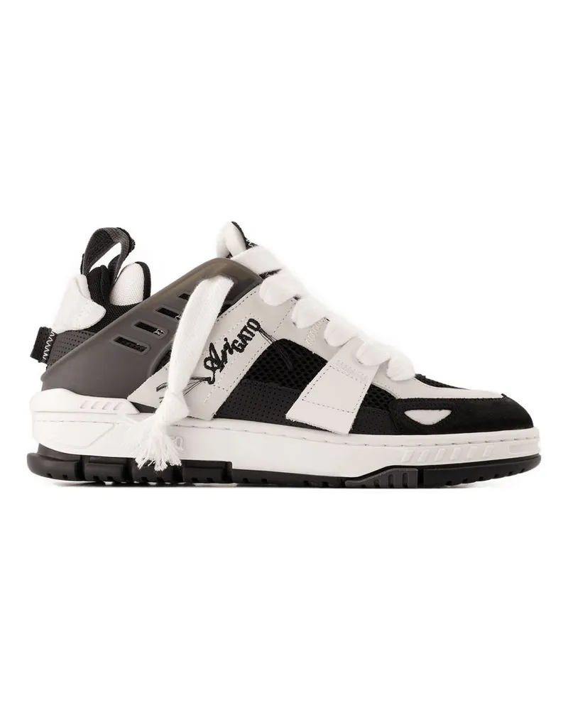 Axel Arigato Bereich Patchwork Sneakers  Synthetic Schwarz/Weiß Black