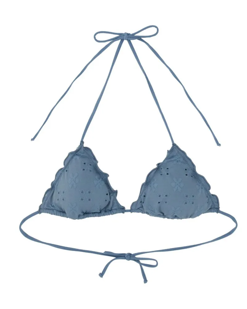 MC2 Saint Barth Sangallo Schütze Miami" Bikini Top Blue