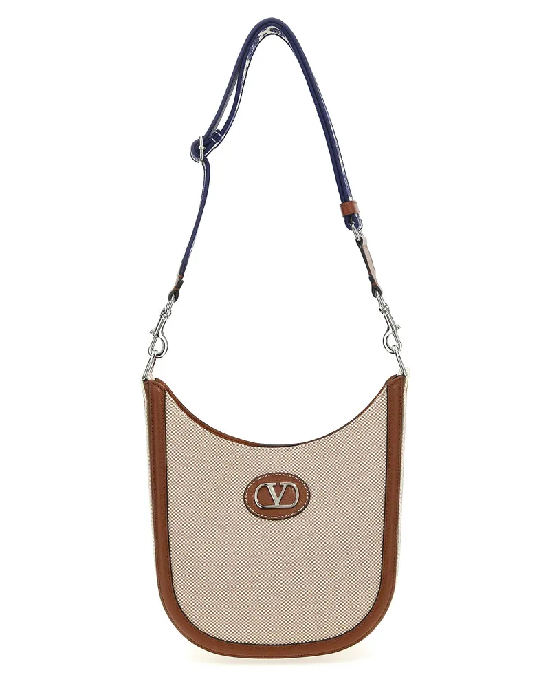 Valentino Garavani Valentino Garavani 'Antibes' mittelgroße Umhängetasche Brown