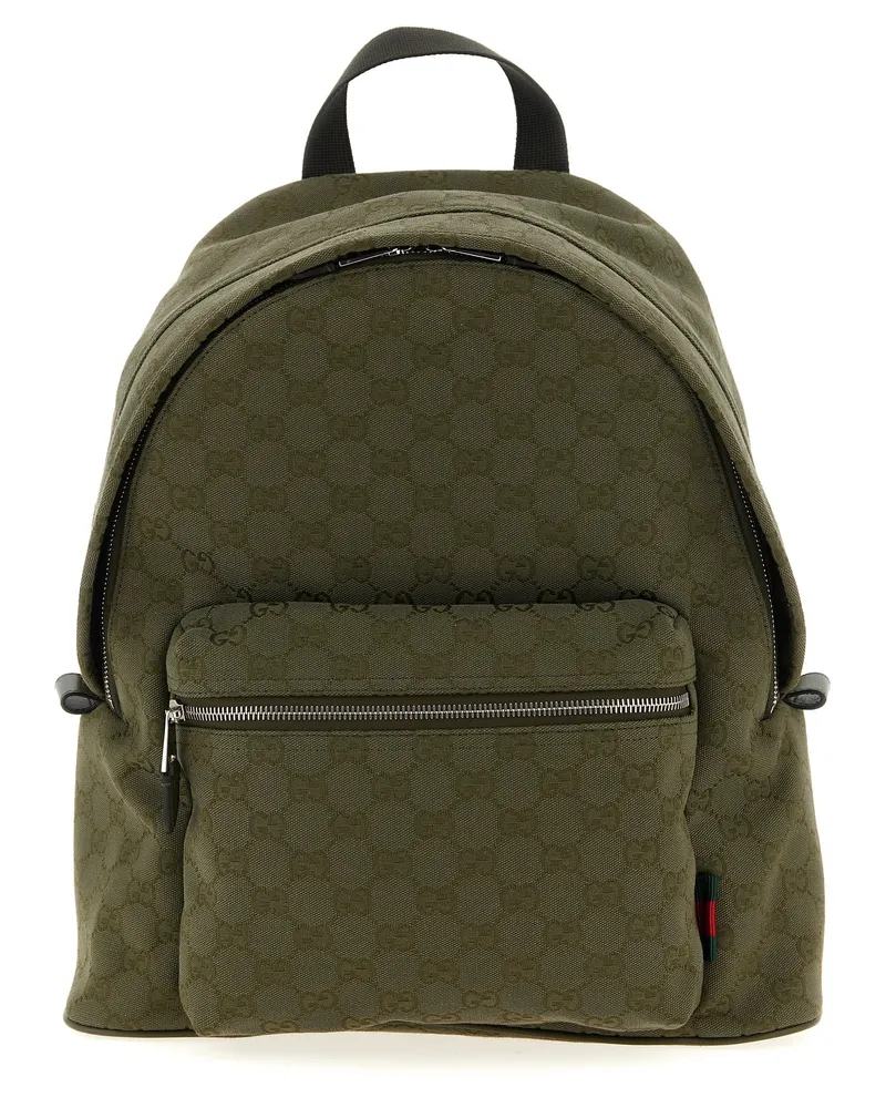 Gucci mittelgroßer Gg-Rucksack Green