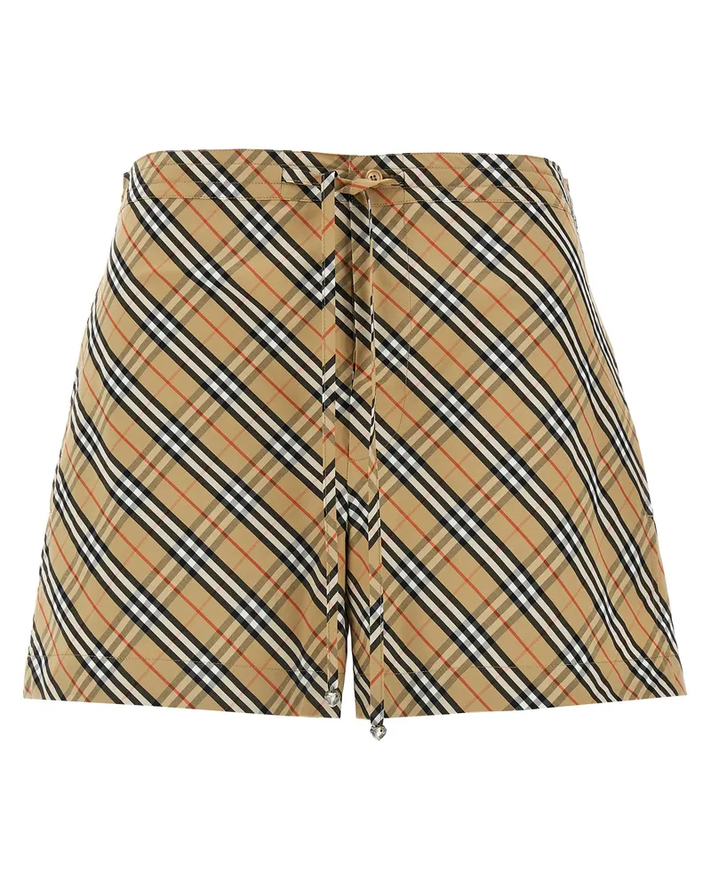 Burberry Check' Shorts Multicolor