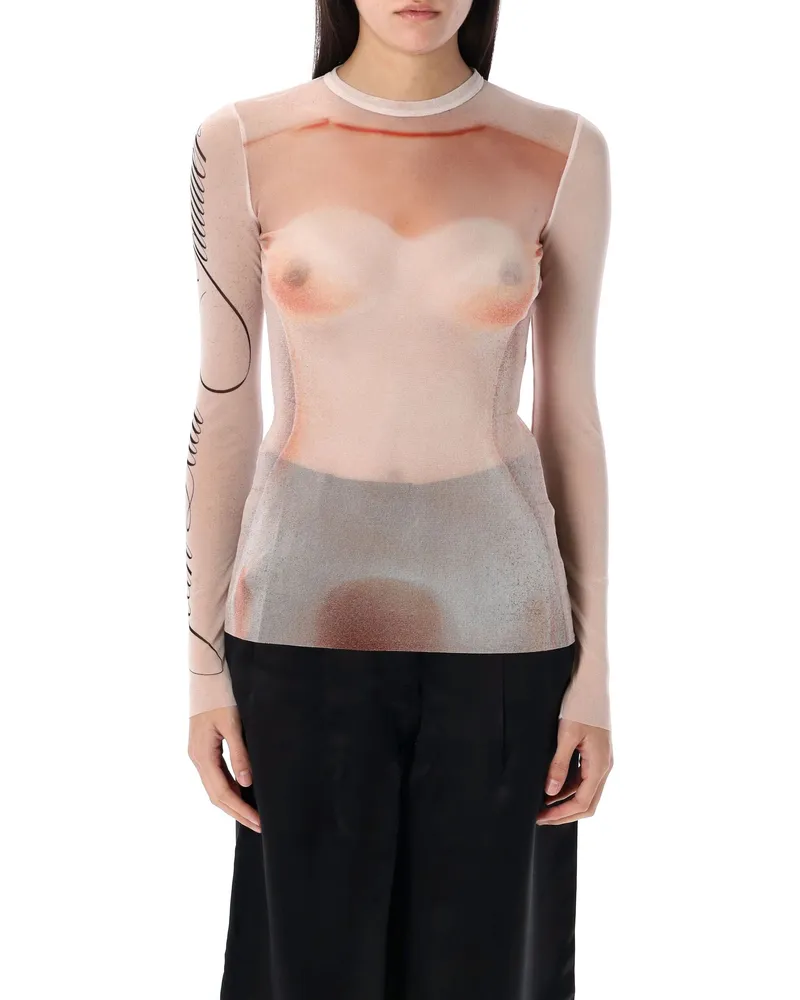 Jean Paul Gaultier Top Pale