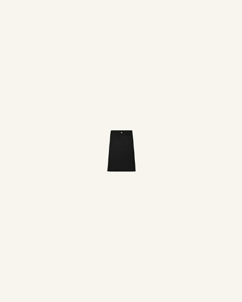 Courrèges Courreves Röcke schwarz Black