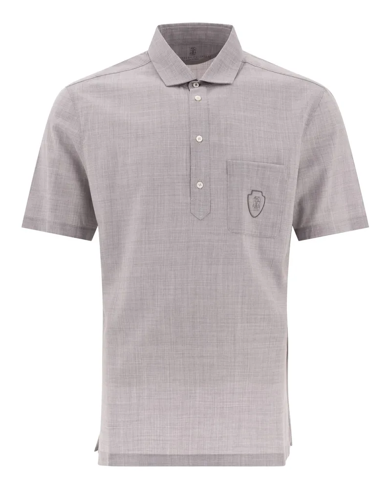 Brunello Cucinelli Polo -Hemden Grey