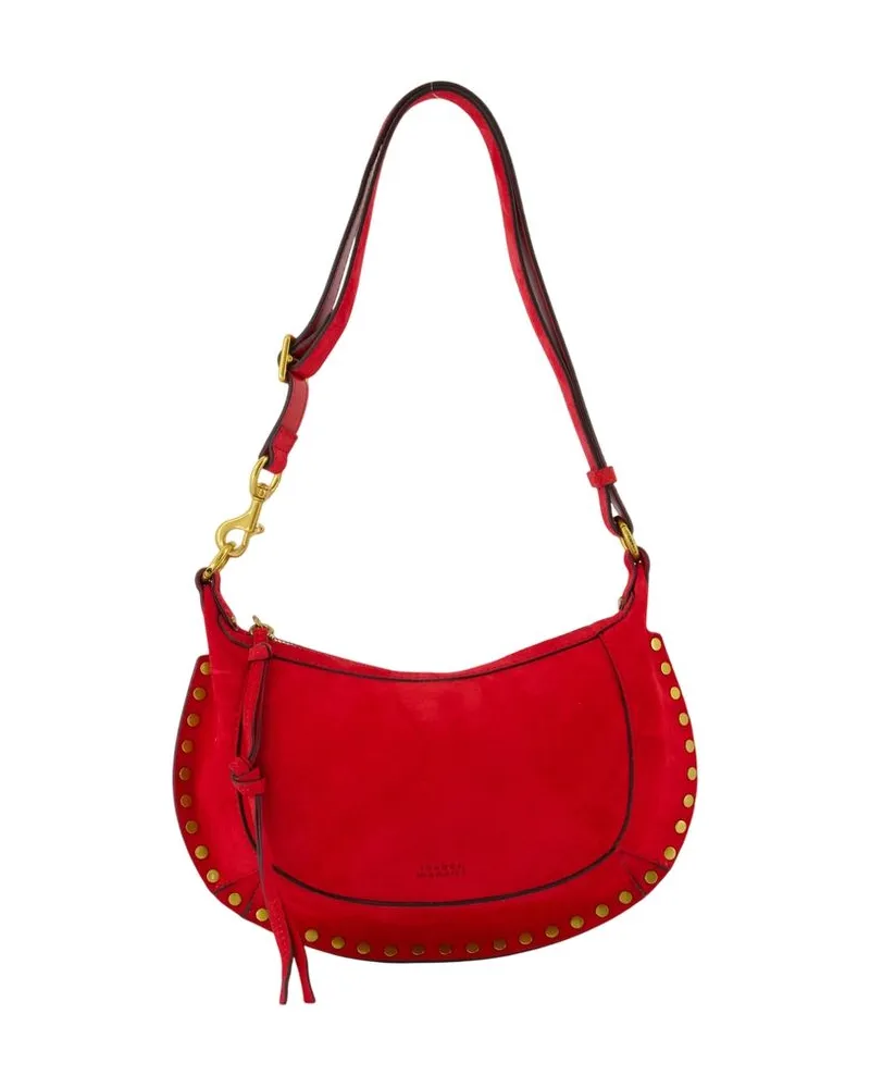 Isabel Marant Oskan Moon GZ Crossbody  Leder rot Rot