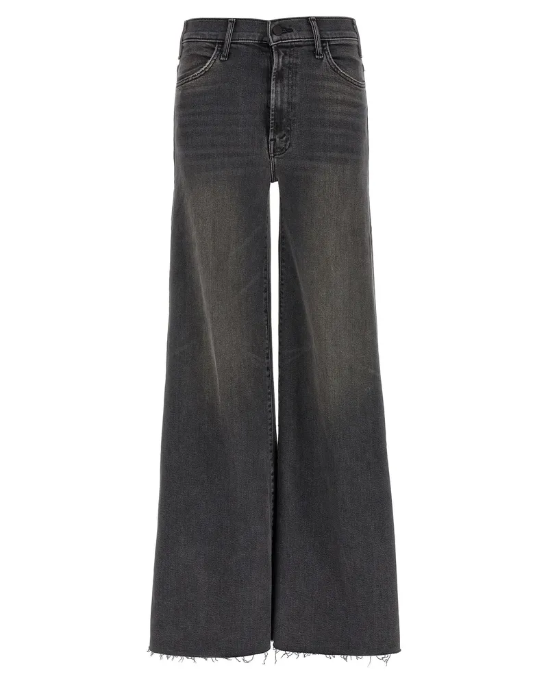 Mother Mutter 'The Hustler Roller Sneak Fray' Jeans Gray