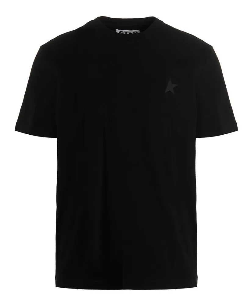 Golden Goose Golden Gans Logo T -Shirt Black