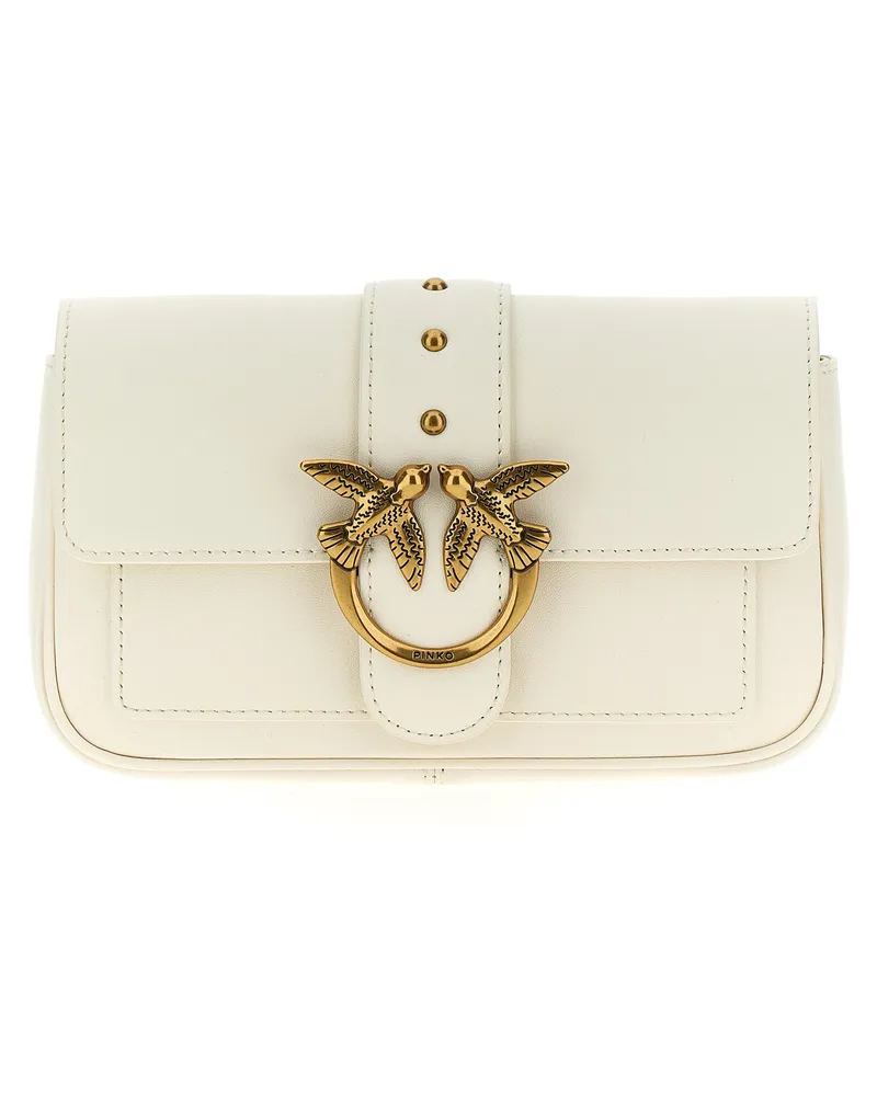 Pinko Love One Pocket' Crossbody -Tasche Weiß