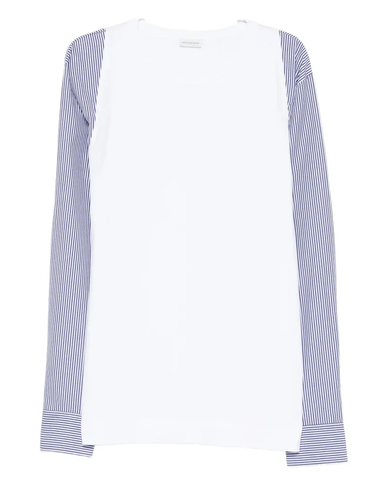 Dries van Noten DRIES VAN NETEN HESTON 2603 M.K.ls. T -Shirt weiß 1	white