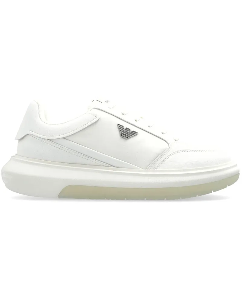 Emporio Armani Logo -Turnschuhe White