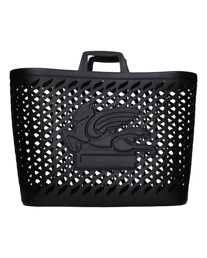 Etro Damen's Handtaschen Leder Schwarz -
