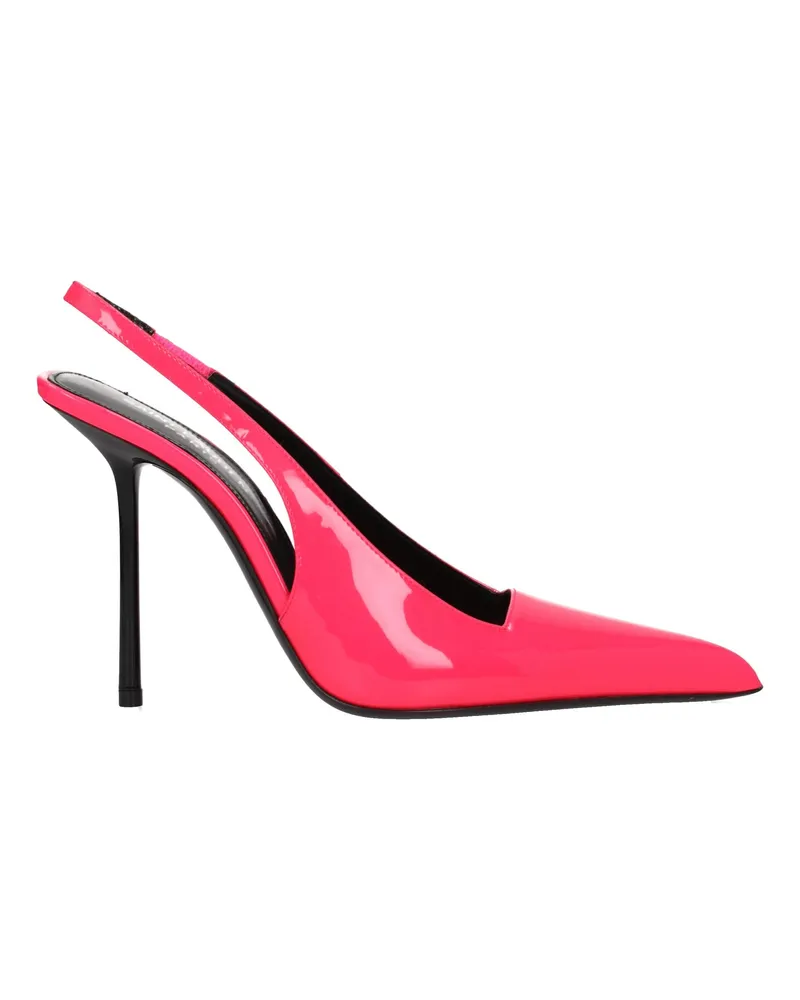 Saint Laurent Sandalen Kuss Frauenrosa/Korallenfarbe -