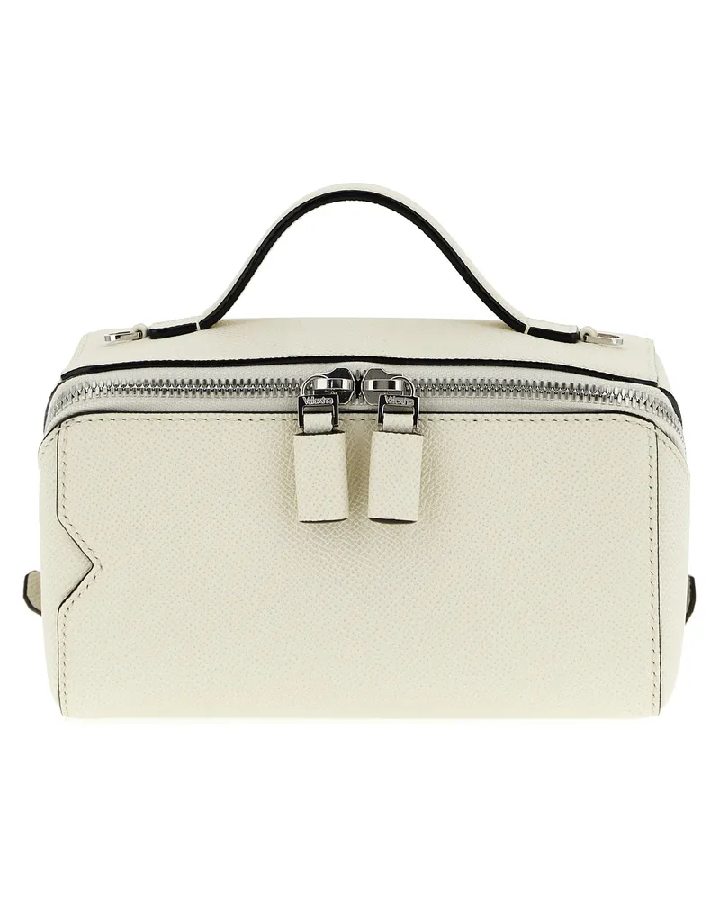 Valextra V Line“ Umhängetasche White