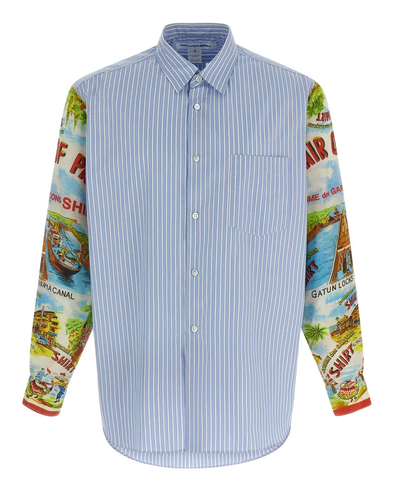 Comme des Garçons Comme Des Garcons Hemd gemusterte Ärmelhemd Multicolor