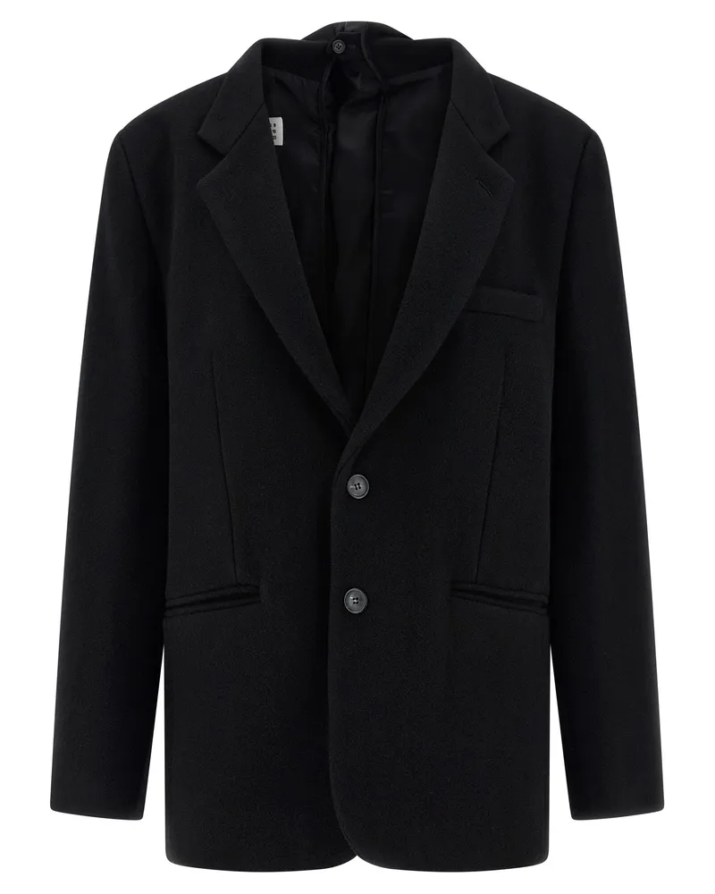 Maison Margiela Blazer mit Rückenteil Black