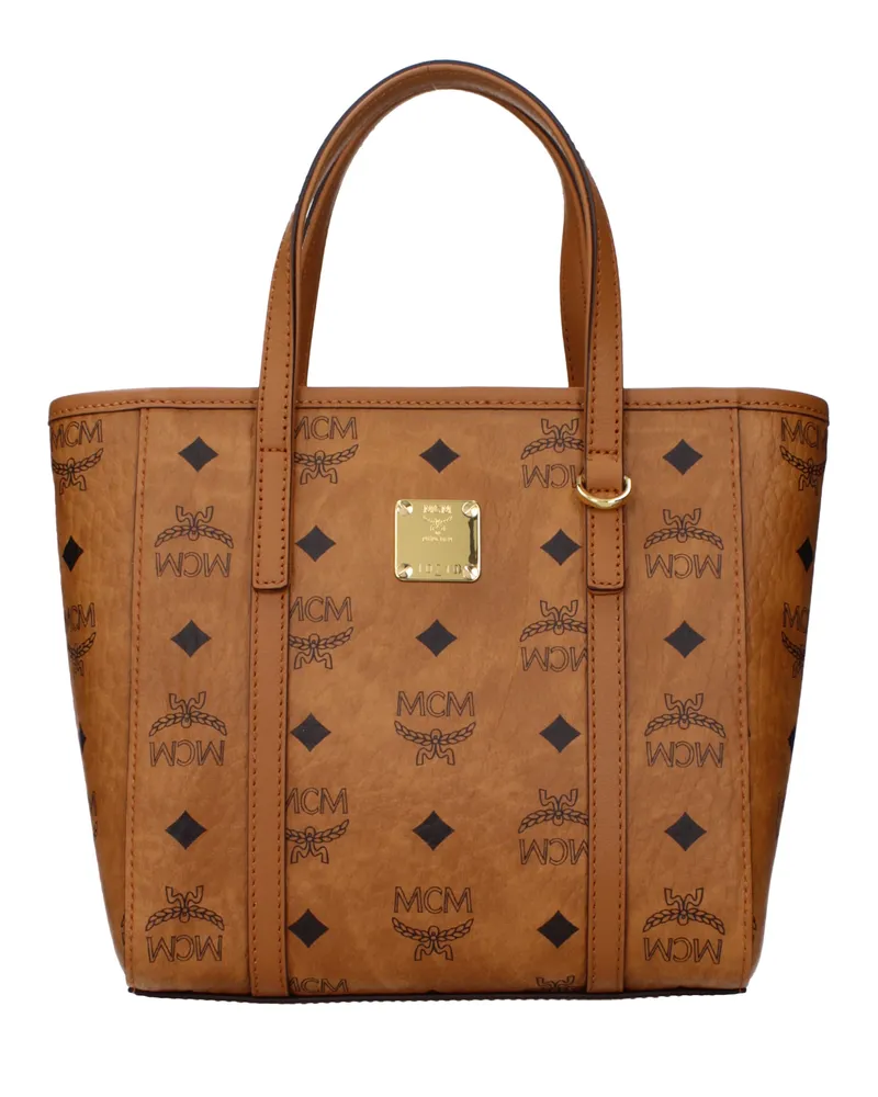 MCM Frauen's Handtaschen Braun/Cognac Leder -