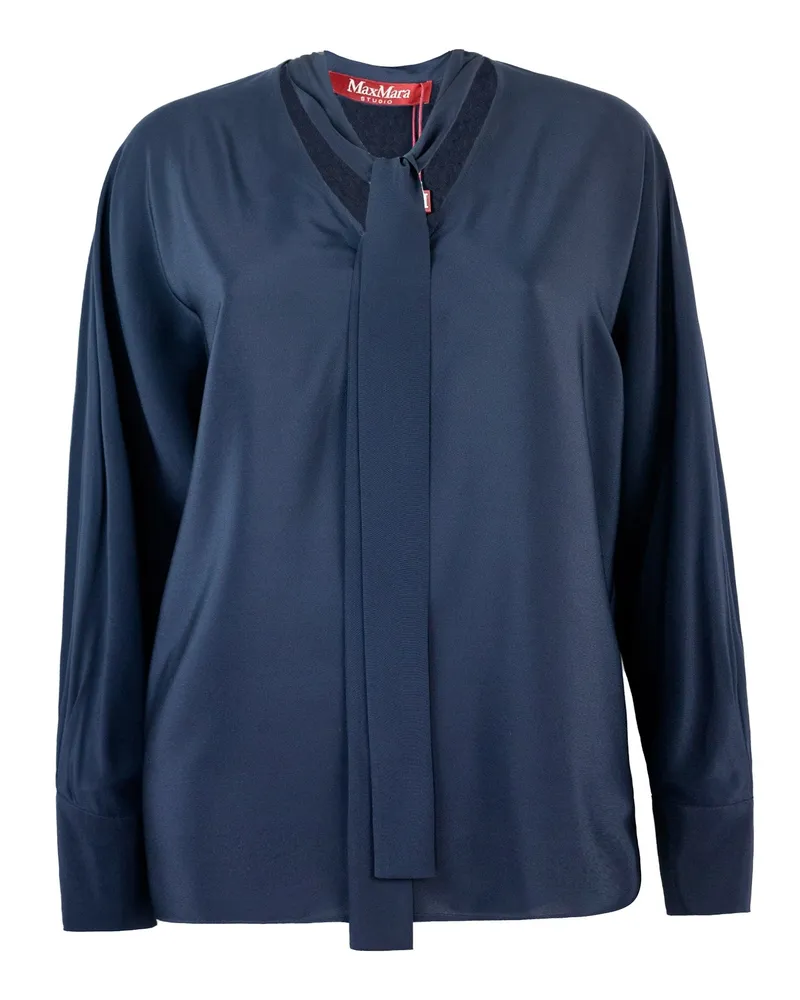 Max Mara Camicia Caco Blu Blue