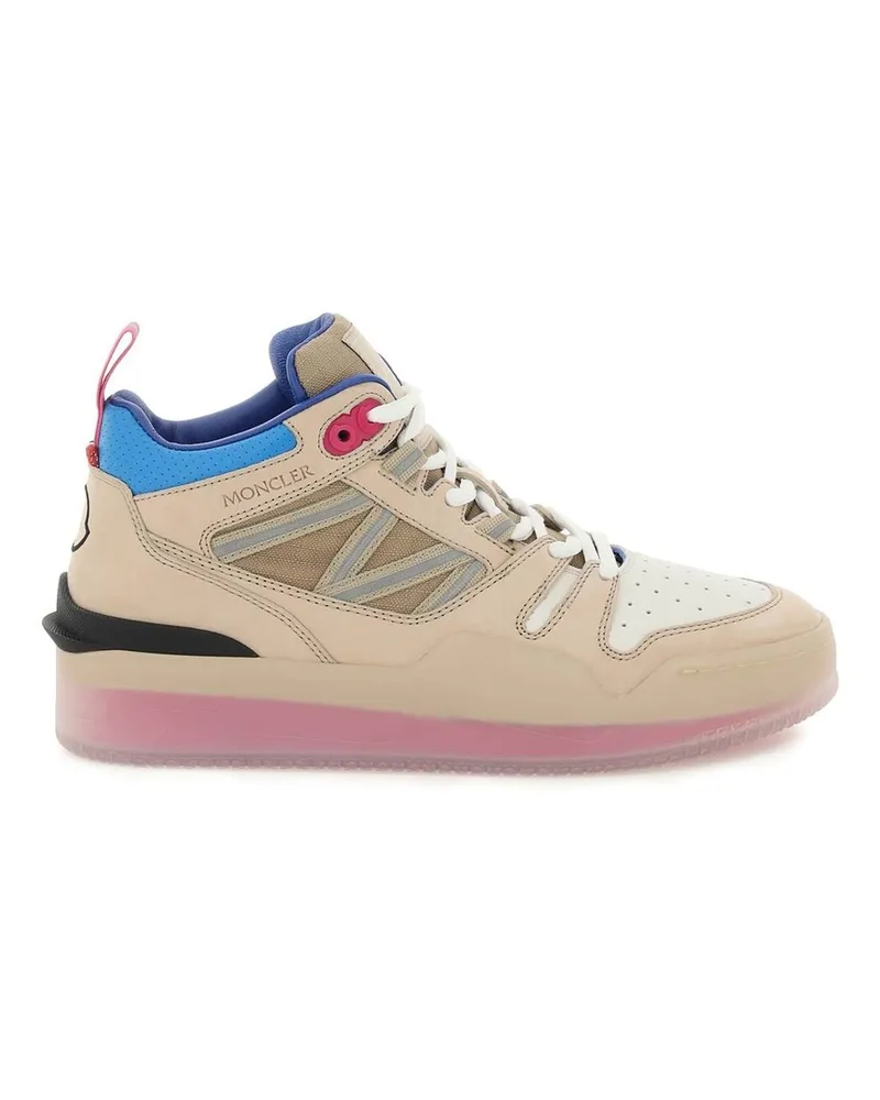 Moncler Multi Color Pivot Sneakers Beige