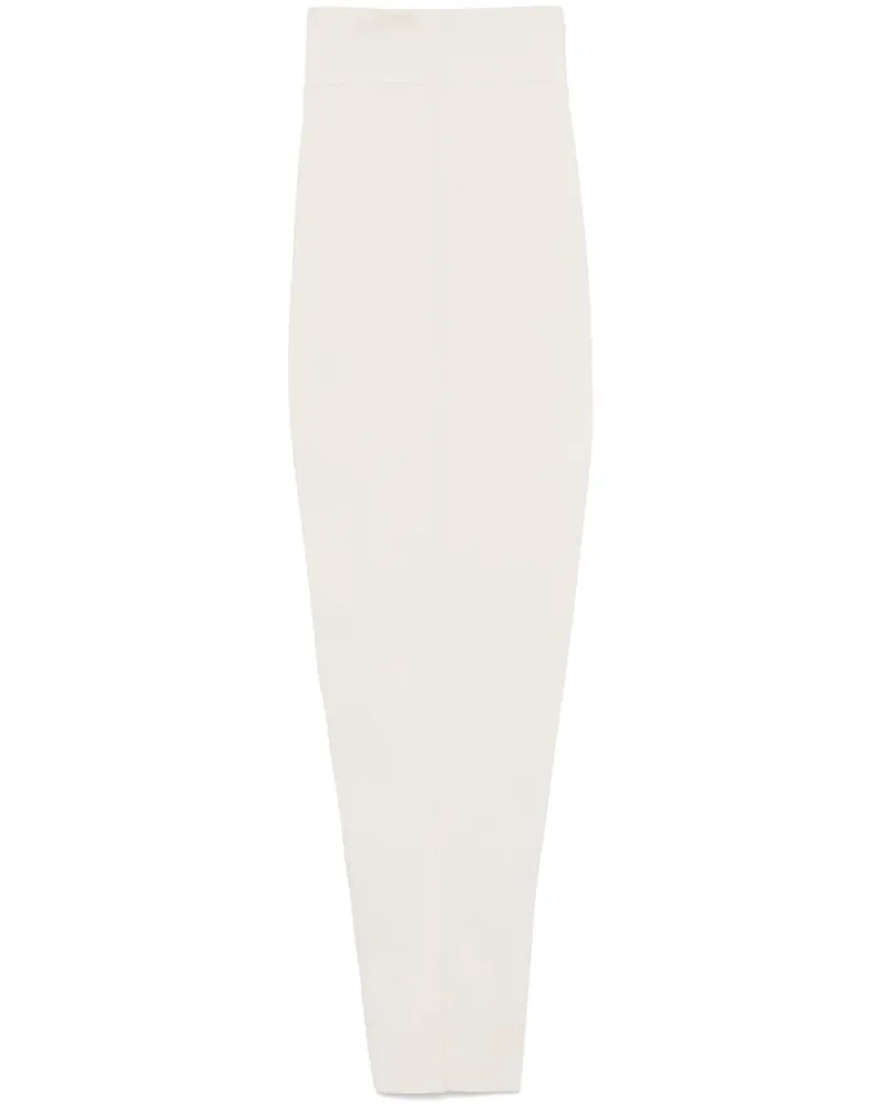 Rick Owens Säule langer Rock Ivory