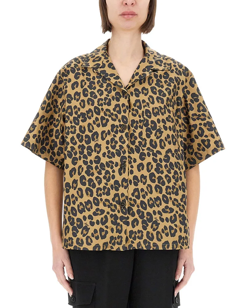 ASPESI Tierdruckhemd Animalier