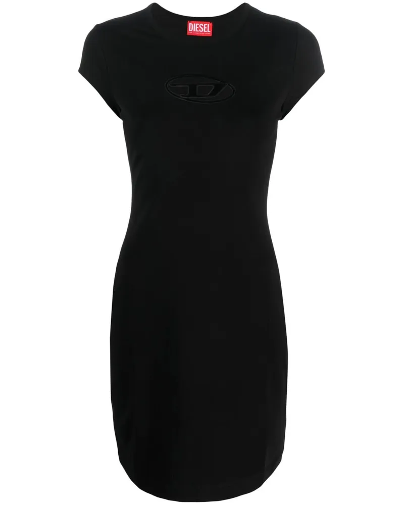 Diesel d Angiel Cotton Mini Kleid Black