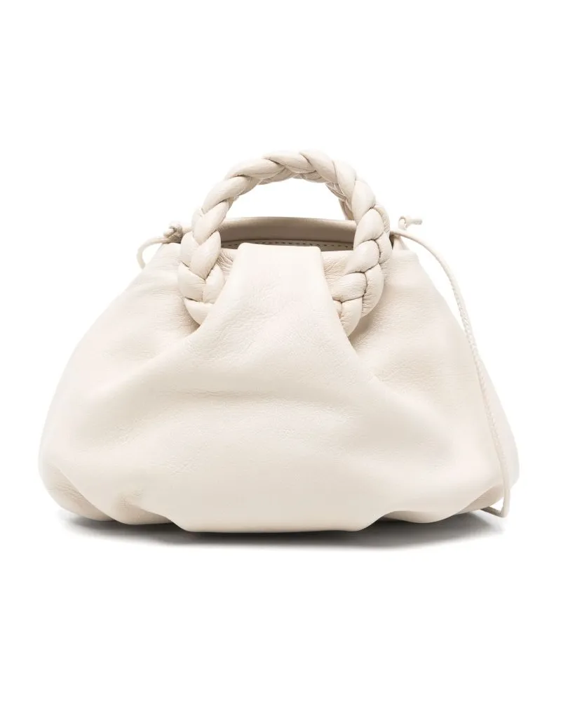 HEREU Hieru Bombon kleine Lederhandtasche Beige