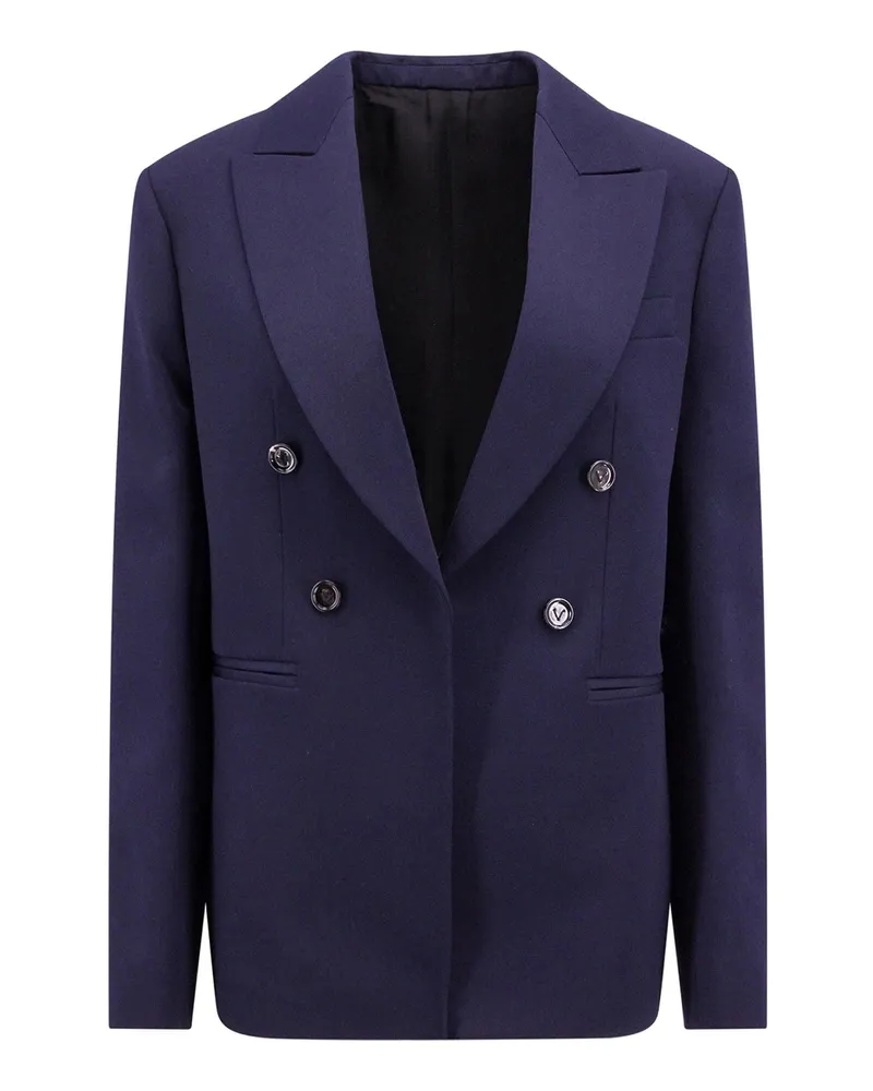 Bottega Veneta Sartorial Wolle Blazer Blau