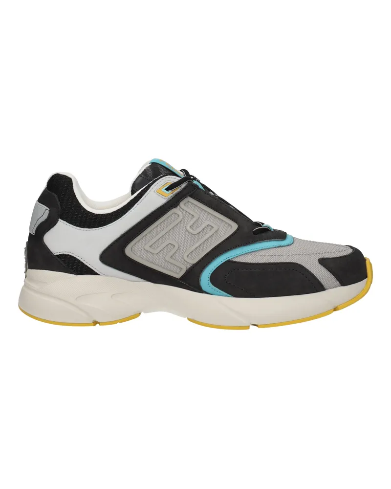 Fendi Sneakers Faster Herrens Stoff Grau/Schiefer -