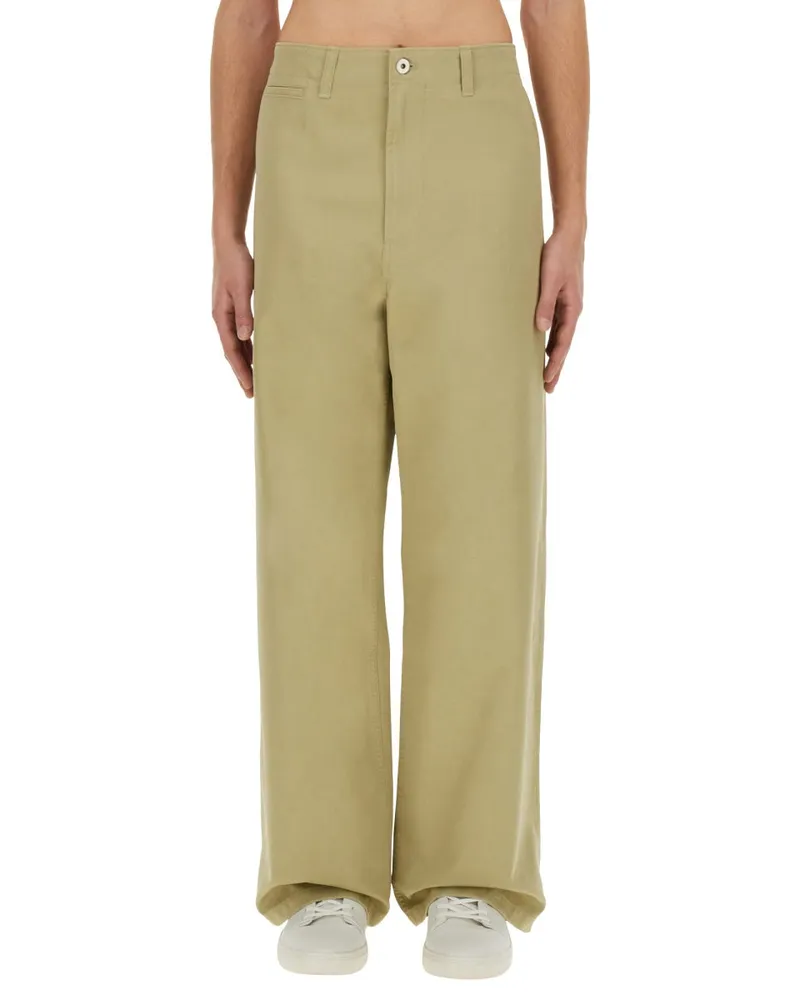 Burberry gerade Beinhosen Beige