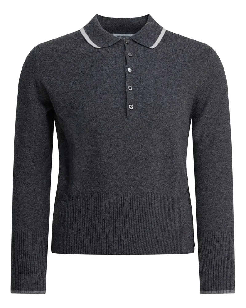 Thom Browne Browne 65“ Poloshirt Black