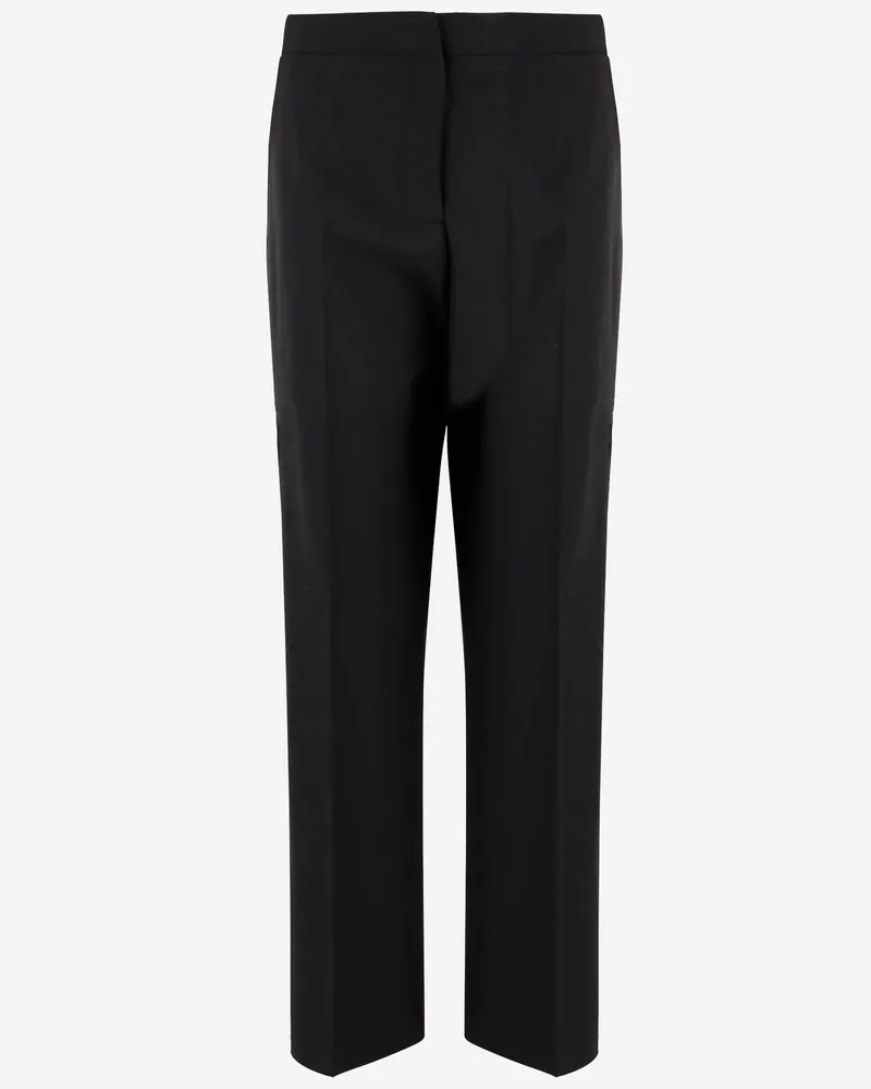 Tory Burch maßgeschneiderte Stretchnylonhose Black